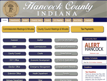 Tablet Screenshot of hancockcoingov.org